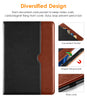 DTTO for Samsung Galaxy Tab A8 10.5 inch Case 2022, Premium Leather Business Folio Stand Cover with Built-in Hand Strap for Samsung Galaxy Tab A8 10.5’’ 2022 Model [SM-X200/X205/X207], Black