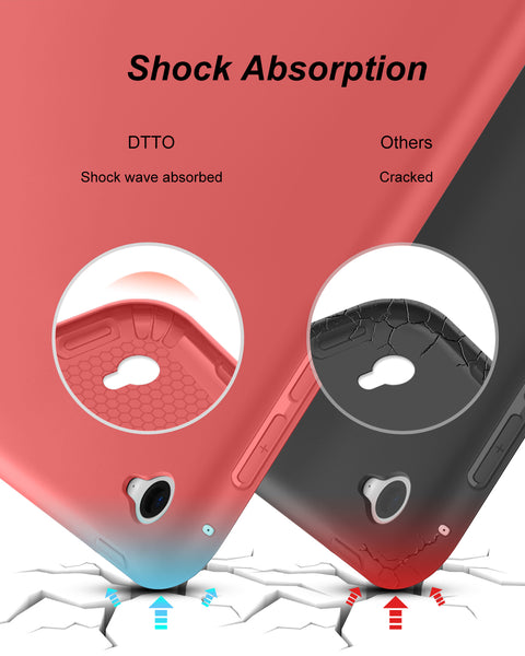 DTTO for iPad Air 2 Case (2014 Released), Ultra Slim Lightweight Smart Case Trifold Stand with Flexible Soft TPU Back Cover for Apple iPad Air 2 (Model A1566/A1567), Black