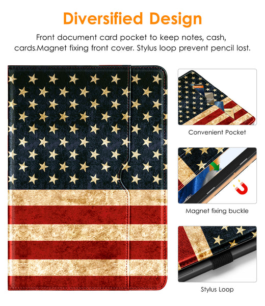 DTTO for Samsung Galaxy Tab A8 10.5 inch Case 2022, Premium Leather Business Folio Stand Cover with Built-in Hand Strap for Samsung Galaxy Tab A8 10.5’’ 2022 Model [SM-X200/X205/X207], Black