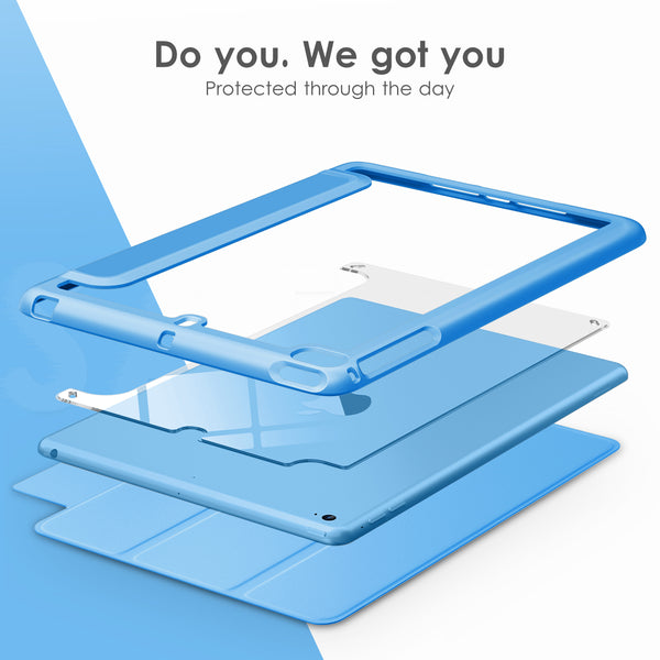 DTTOCASE Slim Clear Case for iPad Mini 4 5 3 2 1 (7.9 inch),TPU Shockproof Frame Cover[Support Auto Sleep/Wake] for iPad Mini 1st 2nd 3rd 4th 5th Generation - Rose Gold