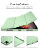 DTTO Case for iPad Pro 11 Inch 2nd/3rd/4th Generation 2022/2021/2020/2018,Ultra Lightweight Smart Trifold Stand with TPU Soft Back Cover,Also Fit iPad Air 5/iPad Air 4 [Auto Sleep/Wake], Black