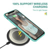 DTTO Compatible with iPhone 11 Case, [Romance Series] Full Covered Silicone Cover [Enhanced Camera and Screen Protection] with Honeycomb Grid Pattern Cushion for iPhone 11 6.1” 2019, Mint Green