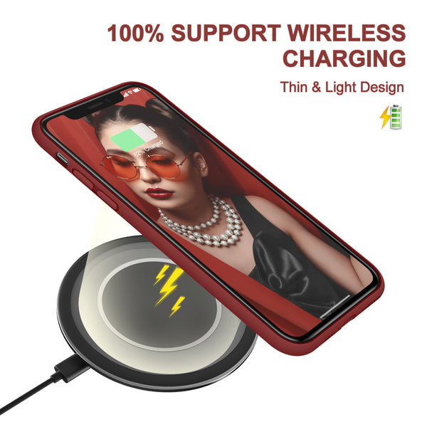 DTTO Compatible with iPhone 11 Case, [Romance Series] Full Covered Silicone Cover [Enhanced Camera and Screen Protection] with Honeycomb Grid Pattern Cushion for iPhone 11 6.1” 2019, Mint Green