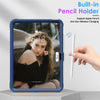 DTTO Case for iPad 10th Generation 10.9 Inch 2022 Release, iPad Case with Kickstand and Built-in Screen Protector, Durable Shockproof Full Body Protective Cover for Apple iPad 10.9 Inch - Black