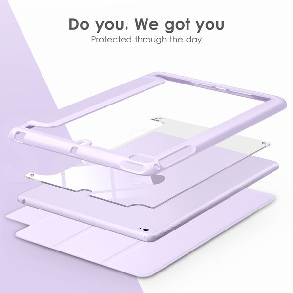 DTTOCASE Slim Clear Case for iPad Mini 4 5 3 2 1 (7.9 inch),TPU Shockproof Frame Cover[Support Auto Sleep/Wake] for iPad Mini 1st 2nd 3rd 4th 5th Generation - Rose Gold