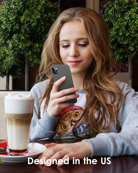 DTTO Compatible with iPhone 11 Pro Max Case, [Romance Series] Silicone Cover [Enhanced Camera and Screen Protection] with Honeycomb Grid Cushion for iPhone 11 Pro Max 2019 6.5", Mint Green