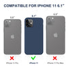 DTTO Compatible with iPhone 11 Case, [Romance Series] Full Covered Silicone Cover [Enhanced Camera and Screen Protection] with Honeycomb Grid Pattern Cushion for iPhone 11 6.1” 2019, Mint Green