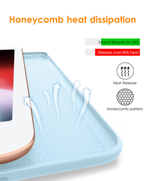 DTTO for iPad Air 2 Case (2014 Released), Ultra Slim Lightweight Smart Case Trifold Stand with Flexible Soft TPU Back Cover for Apple iPad Air 2 (Model A1566/A1567), Black