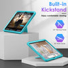 DTTO Case for iPad 10th Generation 10.9 Inch 2022 Release, iPad Case with Kickstand and Built-in Screen Protector, Durable Shockproof Full Body Protective Cover for Apple iPad 10.9 Inch - Black