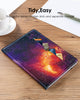 DTTO for iPad 9.7 Inch 5th/6th Generation 2018/2017 Case with Apple Pencil Holder, Premium Leather Folio Stand Cover Case for Apple iPad 9.7 inch, Also Fit iPad Pro 9.7/Air 2/Air - Black