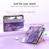 DTTOCASE iPad 10th Generation Case 2022, iPad 10.9 Inch Case with Clear Transparent Back and TPU Shockproof Frame Cover [Built-in Pencil Holder, Support Auto Sleep/Wake] -Watermelon