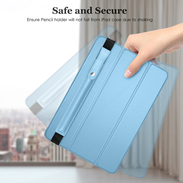 DTTO Pencil Case for Apple Pencil 1st/2nd Generation, PU Leather Pencil Sleeve Pouch with Detachable Elastic Band for iPad 9.7"/ 10.2"/ 10.5"/ 10.9"/ 11"/ 12.9" Case, Mint Green