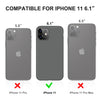 DTTO Compatible with iPhone 11 Case, [Romance Series] Full Covered Silicone Cover [Enhanced Camera and Screen Protection] with Honeycomb Grid Pattern Cushion for iPhone 11 6.1” 2019, Mint Green