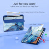 DTTOCASE for iPad Air Case 5th / 4th Generation 10.9 Inch (2022/2020),iPad Pro 11 Inch Case with Transparent Shockproof Back Cover[Built-in Pencil Holder,Auto Sleep/Wake,Camera Protection]-Blue Purple