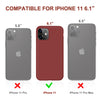 DTTO Compatible with iPhone 11 Case, [Romance Series] Full Covered Silicone Cover [Enhanced Camera and Screen Protection] with Honeycomb Grid Pattern Cushion for iPhone 11 6.1” 2019, Mint Green