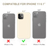 DTTO Compatible with iPhone 11 Case, [Romance Series] Full Covered Silicone Cover [Enhanced Camera and Screen Protection] with Honeycomb Grid Pattern Cushion for iPhone 11 6.1” 2019, Mint Green