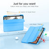 DTTOCASE iPad 10th Generation Case 2022, iPad 10.9 Inch Case with Clear Transparent Back and TPU Shockproof Frame Cover [Built-in Pencil Holder, Support Auto Sleep/Wake] -Black
