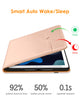 DTTO iPad 9th/8th/7th Generation 10.2 Inch Case 2021/2020/2019, Premium Leather Business Folio Stand Cover with Built-in Apple Pencil Holder - Auto Wake/Sleep and Multiple Viewing Angles, Blue