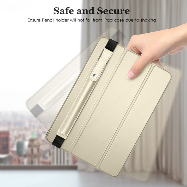 DTTO Pencil Case for Apple Pencil 1st/2nd Generation, PU Leather Pencil Sleeve Pouch with Detachable Elastic Band for iPad 9.7"/ 10.2"/ 10.5"/ 10.9"/ 11"/ 12.9" Case, Mint Green