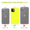 DTTO Compatible with iPhone 11 Case, [Romance Series] Full Covered Silicone Cover [Enhanced Camera and Screen Protection] with Honeycomb Grid Pattern Cushion for iPhone 11 6.1” 2019, Mint Green