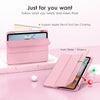 DTTOCASE for iPad Air Case 5th / 4th Generation 10.9 Inch (2022/2020),iPad Pro 11 Inch Case with Transparent Shockproof Back Cover[Built-in Pencil Holder,Auto Sleep/Wake,Camera Protection]-Blue Purple