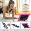 DTTO for iPad Air 5th/4th Generation Case 2022/2020 with Screen Protector& Pencil Holder, Heavy Duty Silicone Shockproof Protective +360 Rotating Hand Strap +Stand, for iPad Air 5th/4th & Pro 11-Black