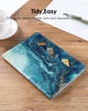 DTTO for iPad 9.7 Inch 5th/6th Generation 2018/2017 Case with Apple Pencil Holder, Premium Leather Folio Stand Cover Case for Apple iPad 9.7 inch, Also Fit iPad Pro 9.7/Air 2/Air - Black