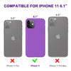 DTTO Compatible with iPhone 11 Case, [Romance Series] Full Covered Silicone Cover [Enhanced Camera and Screen Protection] with Honeycomb Grid Pattern Cushion for iPhone 11 6.1” 2019, Mint Green