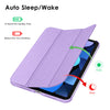 DTTO iPad Air Case 5th / 4th Generation 10.9 Inch, Hard Back, Sparkled and Sheen Front Cover for iPad Air 10.9" 5th / 4th Gen 2022 2020, Support 2nd Gen Pencil, Auto Sleep/Wake - Snow Blue