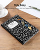 DTTO for iPad 9.7 Inch 5th/6th Generation 2018/2017 Case with Apple Pencil Holder, Premium Leather Folio Stand Cover Case for Apple iPad 9.7 inch, Also Fit iPad Pro 9.7/Air 2/Air - Black