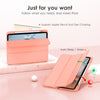 DTTOCASE for iPad Air Case 5th / 4th Generation 10.9 Inch (2022/2020),iPad Pro 11 Inch Case with Transparent Shockproof Back Cover[Built-in Pencil Holder,Auto Sleep/Wake,Camera Protection]-Blue Purple