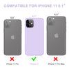 DTTO Compatible with iPhone 11 Case, [Romance Series] Full Covered Silicone Cover [Enhanced Camera and Screen Protection] with Honeycomb Grid Pattern Cushion for iPhone 11 6.1” 2019, Mint Green