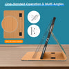 DTTO Rotating Case for iPad 10th Generation 10.9 Inch 2022, 360 Degree Rotating Premium Leather Folio Stand Protective Cover with Pencil Holder - Auto Wake/Sleep and Hand Strap, Brown