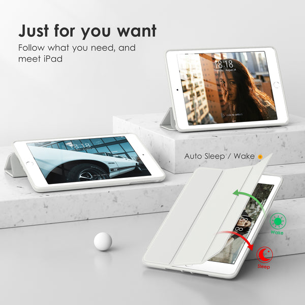 DTTOCASE Slim Clear Case for iPad Mini 4 5 3 2 1 (7.9 inch),TPU Shockproof Frame Cover[Support Auto Sleep/Wake] for iPad Mini 1st 2nd 3rd 4th 5th Generation - Rose Gold