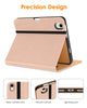 DTTO New iPad Mini 6th Generation Case 8.3 Inch 2021, Premium Leather Business Folio Stand Cover with Built-in Apple Pencil Holder-Auto Wake/Sleep and Multiple Viewing Angles-Black