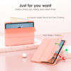 DTTOCASE iPad Pro 12.9 Case 6th / 5th / 4th / 3rd Generation 2022/2021 / 2020/2018,12.9 inch Clear Back Cover[Built-in Pencil Holder,Auto Sleep/Wake,Camera Protection] for iPad Pro-Blue Purple