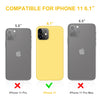 DTTO Compatible with iPhone 11 Case, [Romance Series] Full Covered Silicone Cover [Enhanced Camera and Screen Protection] with Honeycomb Grid Pattern Cushion for iPhone 11 6.1” 2019, Mint Green