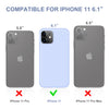DTTO Compatible with iPhone 11 Case, [Romance Series] Full Covered Silicone Cover [Enhanced Camera and Screen Protection] with Honeycomb Grid Pattern Cushion for iPhone 11 6.1” 2019, Mint Green