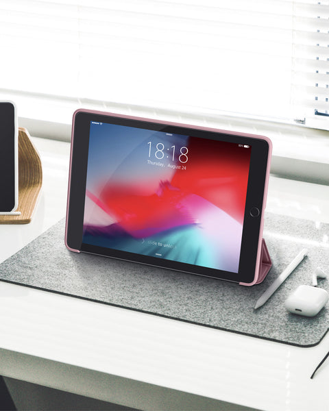 DTTO for iPad 9.7 Case 2018 iPad 6th Generation Case / 2017 iPad 5th Generation Case, Slim Fit Lightweight Smart Cover with Soft TPU Back Case for iPad 9.7 2018/2017 [Auto Sleep/Wake] - Navy Blue