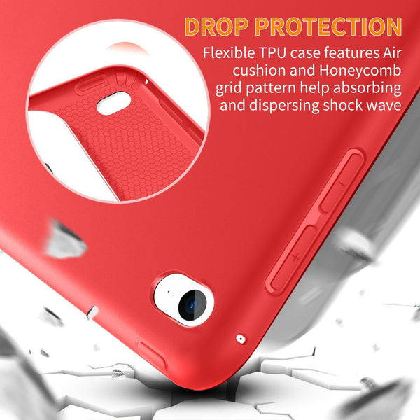 DTTO Case for iPad Mini 4,(Not Compatible with Mini 5th Generation 2019) Ultra Slim Lightweight Smart Case Trifold Stand with Flexible Soft TPU Back Cover for iPad mini4[Auto Sleep/Wake],Navy Blue