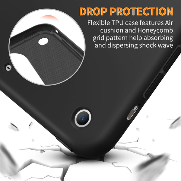 iPad Mini Case for iPad Mini 3/2 / 1, DTTO Ultra Slim Lightweight Smart Case Trifold Cover Stand with Flexible Soft TPU Back Cover for iPad Apple Mini, Mini 2, Mini 3 [Auto Sleep/Wake],NavyBlue