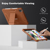 DTTO Case for iPad Air 5th / 4th Generation Case 10.9 Inch 2022/2020 with Pencil Holder, [Screen Protector] Shockproof Full Body Protective Cover, Also Fit iPad Pro 11 2021/2020/2018 - Black