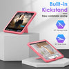 DTTO Case for iPad 10th Generation 10.9 Inch 2022 Release, iPad Case with Kickstand and Built-in Screen Protector, Durable Shockproof Full Body Protective Cover for Apple iPad 10.9 Inch - Black