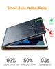 DTTO iPad 9th/8th/7th Generation 10.2 Inch Case 2021/2020/2019, Premium Leather Business Folio Stand Cover with Built-in Apple Pencil Holder - Auto Wake/Sleep and Multiple Viewing Angles, Blue