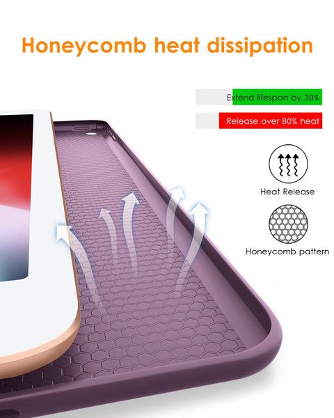 DTTO for iPad Air 2 Case (2014 Released), Ultra Slim Lightweight Smart Case Trifold Stand with Flexible Soft TPU Back Cover for Apple iPad Air 2 (Model A1566/A1567), Black