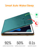DTTO iPad 9th/8th/7th Generation 10.2 Inch Case 2021/2020/2019, Premium Leather Business Folio Stand Cover with Built-in Apple Pencil Holder - Auto Wake/Sleep and Multiple Viewing Angles, Blue