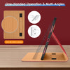 DTTO Rotating Case for iPad 10th Generation 10.9 Inch 2022, 360 Degree Rotating Premium Leather Folio Stand Protective Cover with Pencil Holder - Auto Wake/Sleep and Hand Strap, Brown