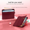 DTTOCASE for iPad Air Case 5th / 4th Generation 10.9 Inch (2022/2020),iPad Pro 11 Inch Case with Transparent Shockproof Back Cover[Built-in Pencil Holder,Auto Sleep/Wake,Camera Protection]-Blue Purple