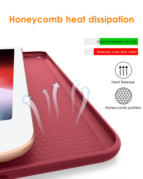 DTTO for iPad Air 2 Case (2014 Released), Ultra Slim Lightweight Smart Case Trifold Stand with Flexible Soft TPU Back Cover for Apple iPad Air 2 (Model A1566/A1567), Black