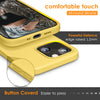 DTTO Compatible with iPhone 13 Mini Case, Shockproof Silicone [Romance Series] Cover [Enhanced Camera and Screen Protection] with Honeycomb Grid Cushion for iPhone 13 5.4 inch 2021, Black
